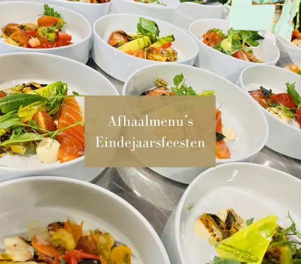 Afhaalmenu's Eindejaarfeesten